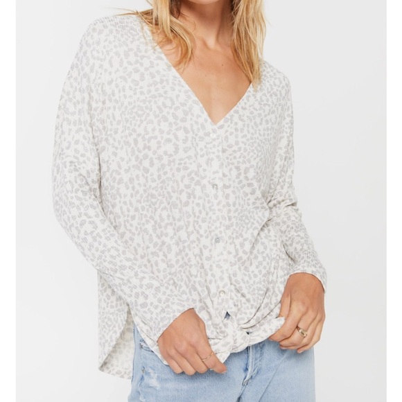 Z Supply - Calli Rib Hacci Cardigan - L - Picture 1 of 6